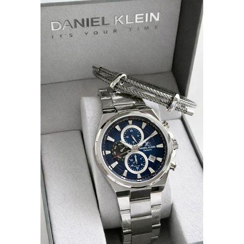 Daniel Klein İtalyan Tasarım Bilekli Hediyeli 2 Yıl Garantili Çelik Kordon Erkek Kol Saati Y10769.2