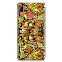 Huawei Y7 Prime 2019 Kılıf Çay Çeşitleri Arka Kapak Koruma Desenli Full Koruyucu