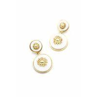 Güneş Küpe - Beyaz