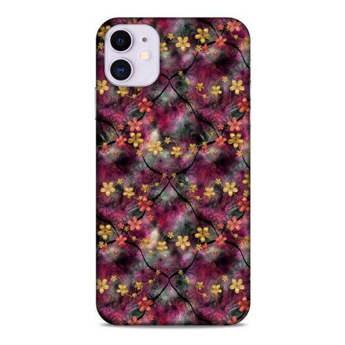 Apple Iphone 11 Uyumlu Kılıf Pembe Delisi (10) Full Koruma Kılıfı Çiçek
