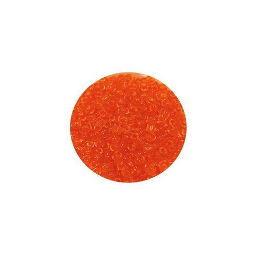 Dökme Cam Kum Boncuk (11/0) 2 mm - 60 Gram -  Şeffaf Turuncu - BNC051