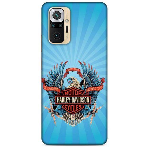 Xiaomi Redmi Note 10 Pro Uyumlu Kılıf Motorsiklet (1) Kılıfı Harley Davidson
