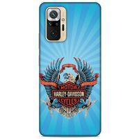 Xiaomi Redmi Note 10 Pro Uyumlu Kılıf Motorsiklet (1) Kılıfı Harley Davidson