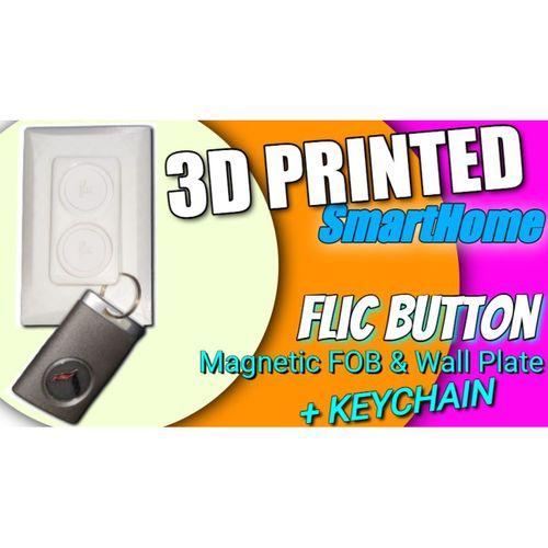 Flic 2 Akıllı Düğme _ Manyetik FOB ve Duvar Montajı + Anahtarlık – 5139140