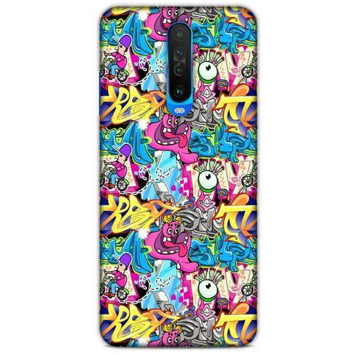 Graffitix (7) Desenli Silikon Kapak Xiaomi Redmi K30 5G Kılıf