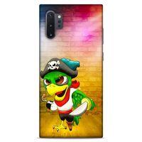 Lopard Samsung Galaxy Note 10 Plus Uyumlu Kılıf GameX (28) Arka Kapak Korsan Papağan