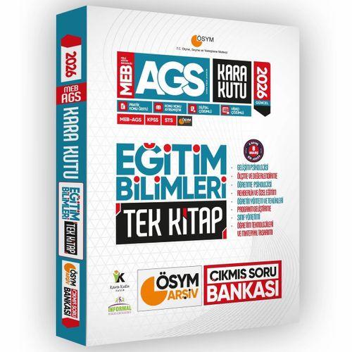 2026 KPSS-MEB AGS-STS Eğitim Bilimlerinin Kara Kutusu TEK KİTAP ÖSYM Çıkmış Soru Bankası Çözümlü