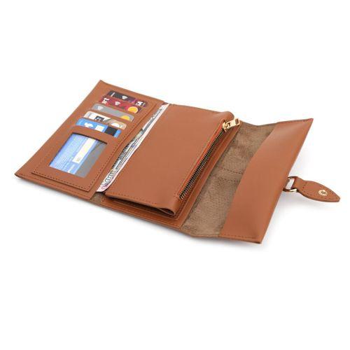 PRS Kadın Cüzdan Soft Dokulu Yumuşak Deri Cep Telefon ve Para Bölmeli Bayan Kartlık Yağmur Model