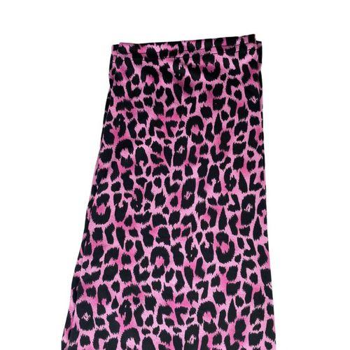 Kadın Siyah Leopar Desenli Pijama Altı Milan -3010