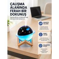 Gece Lambası Özellikli Taşınabilir Nemlendirici Ve Aromaterapi Cihazı Usb Girişli
