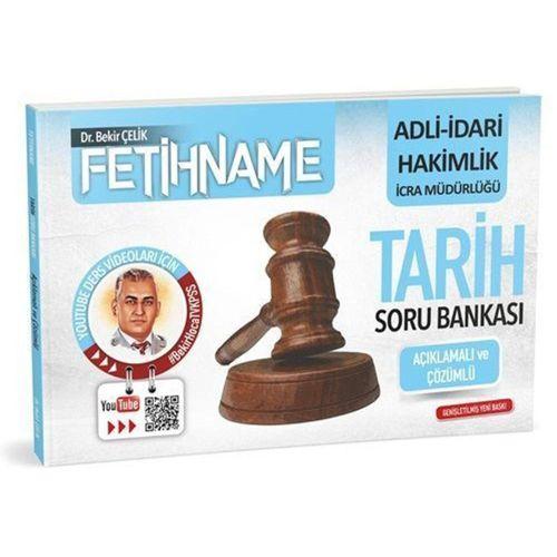 Adli İdari Hakimlik İcra Müdürlüğü FETİHNAME Tarih Soru Bankası Bekir Çelik