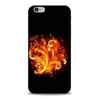 Lopard Apple Iphone 6S Uyumlu Kılıf FireX (22) Tam Koruma Kılıfı Ateş Buket