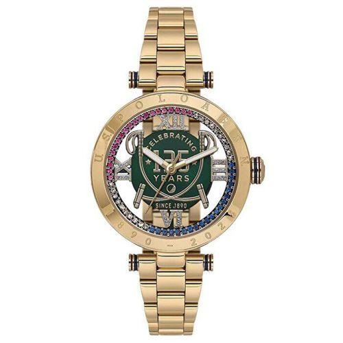 U.s. Polo Assn. USPA2119-02 Quartz Çelik Altın Rengi Yeşil Kadran 32 mm Kadın Kol Saati