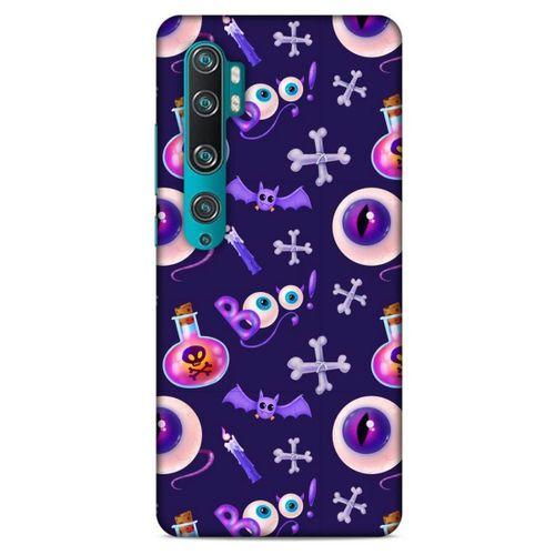 Xiaomi Mi Note 10 Uyumlu Kılıf Mor Delisi (21) Koruyucu Kapak Göz