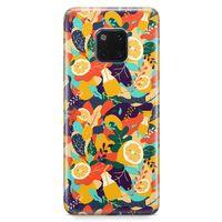 Huawei Mate 20 Pro Kılıf C Vitamini Arka Kapak Koruma Desenli Full Koruyucu