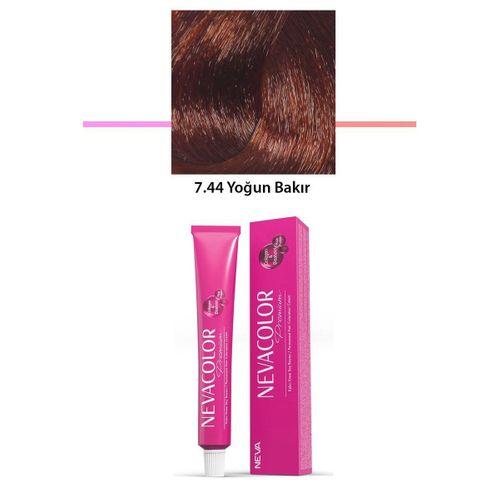 Premium 7.44 Yoğun Bakır - Kalıcı Krem Saç Boyası 50 g Tüp