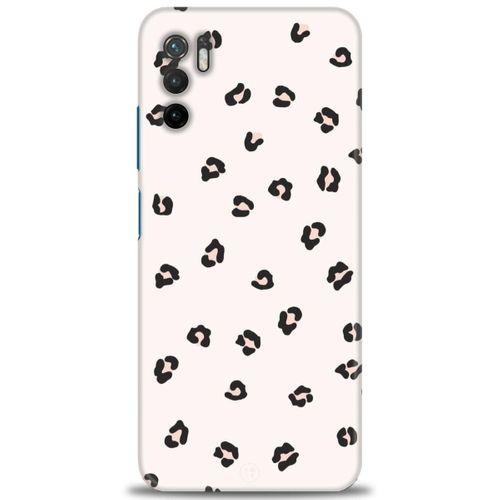 Xiaomi Redmi Note 10 5G Kılıf HD Baskılı Kılıf - Kahveli Leopar + Tam Ekran Koruyucu