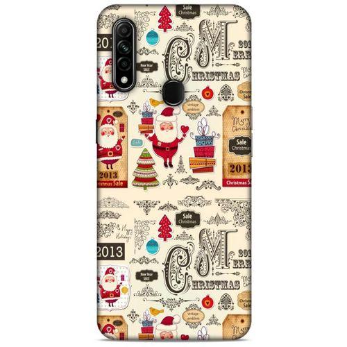 Retro (44) Desen Tough Armor Kılıf Renkli Oppo A31 Kılıf