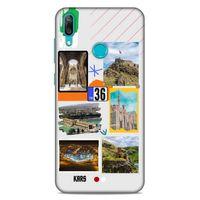 Lopard Huawei Y7 2019 Uyumlu Kılıf Şehirli ※ (36) Kars Glitter Kılıf