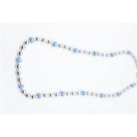 Turkuaz Boncuk Kolye - Gümüş