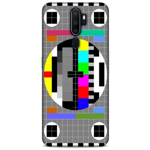 Retro (24) Desen Darbe Emici Kılıf Renkli Oppo A9 2020 Kılıf