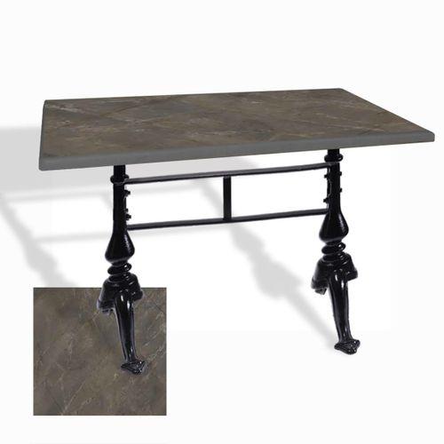 Dockers Çipa 3001 Döküm Ayak Masa 70x120 cm - (Werzalit, Wermodin ve Allzalit Tabla) - Halong