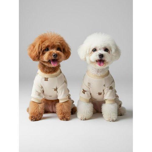 Teddy Pamuklu Köpek Tulum Pijama