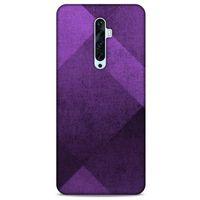 Oppo Reno 2z Uyumlu Kılıf Mor Delisi (16) Kalın Kılıf Üçgen