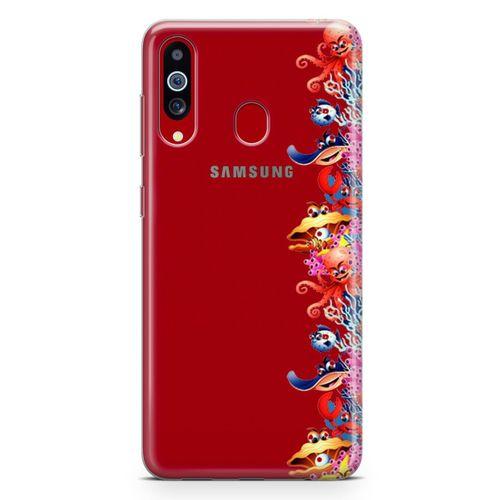 Samsung Galaxy A20s Kılıf Ahtapot Nemo Mercan Arka Kapak Koruma Desenli Full Koruyucu