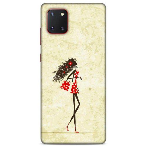 Lopard Samsung Galaxy Note 10 Lite Uyumlu Kılıf Sürreal Yüzler ♀ (38) Neo Hybrid Kılıf Desenli