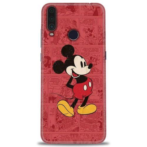 General Mobile GM 10 Kılıf HD Baskılı Kılıf - Kırmızı Mickey + Tam Ekran Koruyucu