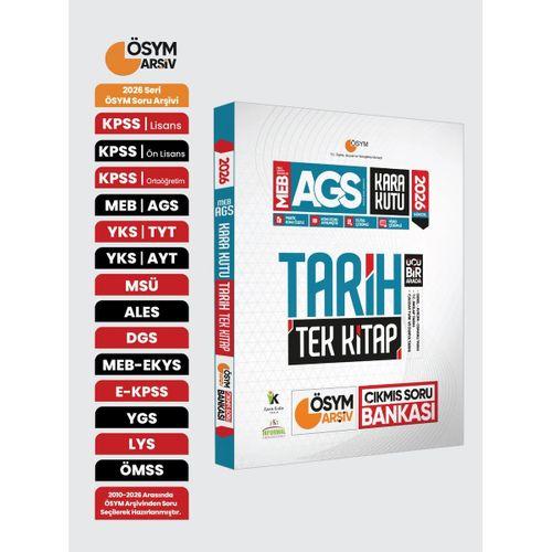 2026 MEB-AGS Kara Kutu Tarih TEK KİTAP ÖSYM Arşiv Çıkmış Soru Bankası Konu Özetli Dijital Çözümlü