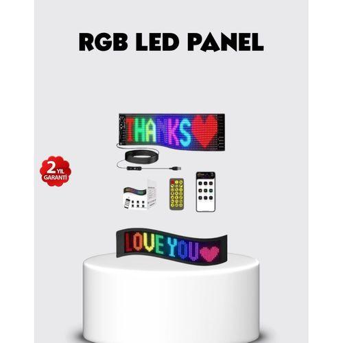 Rgb Led Panel – Usb Güç Girişli, Gıf Ve Yazı Gösterimli Akıllı Ekran