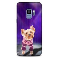 Samsung Galaxy S9 Kılıf Köpek Kıyafetleri (13) Silikon Kap Yorkshire Terrier Kazak