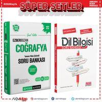 Pegem KPSS Ezberbozan Coğrafya ve AKM Dil Bilgisi Soru Bankası Seti 2 Kitap