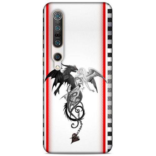Lopard Xiaomi Mi 10 Pro Uyumlu Kılıf Tattoo's (49) Ultra Silikon Kılıf Dragon Love