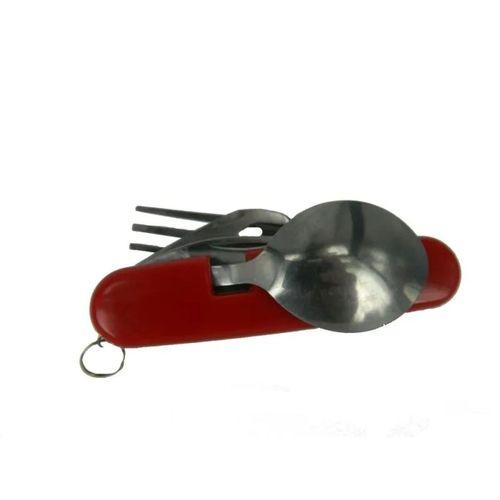 K 524 Rd Çok Amaçlı Çakı çatal, Kaşık, Bıçak 9cm - Plastik Gövde