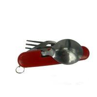 K 524 Rd Çok Amaçlı Çakı çatal, Kaşık, Bıçak 9cm - Plastik Gövde