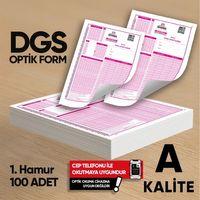 DGS Deneme Sınavları İçin 100 Adet (80 GR) Optik Form