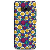 Frutix Passion Fruit 01 Samsung Galaxy S8 Plus Kılıf Desenli Silikon
