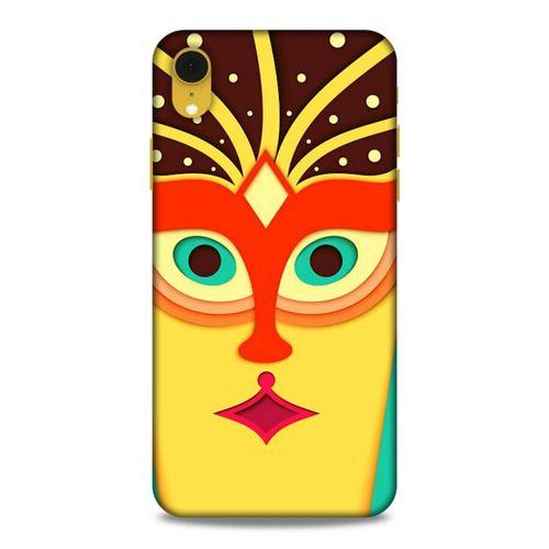 Lopard Apple iPhone XR Uyumlu Kılıf Soyut Sanat (1) Baskılı Kılıfı