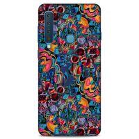 Lopard Samsung Galaxy A9 2018 Uyumlu Kılıf Soyut Sanat (28) Desenli Arka Kapak