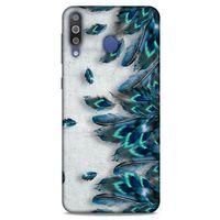 Samsung Galaxy M30 Kılıf Desenli Özel Seri Tüyler (41) Tank Kılıf