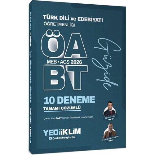 2026 MEB AGS ÖABT Güzide Türk Dili ve Edebiyatı Öğretmenliği Tamamı Çözümlü 10 Deneme Yediiklim