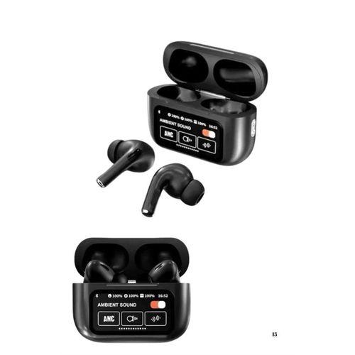 Kulak İçi Bluetooth Kulaklık Ekranlı Müzik Dinleme Çağrı Cevaplama Siyah