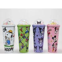 Sevimli Anime Karakterli Pipetli Termos &amp; Suluk