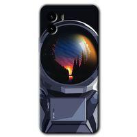 Vivo Y15s Kılıf HD Desen Baskılı Arka Kapak - Astronot