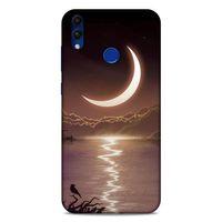 Lopard Huawei Honor 8C Uyumlu Kılıf Gece'S (34) Slim Armor Kılıf Kırmızı Gece