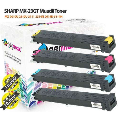 Sharp MX23GT Set Muadil Toner / MX2310 / MX2314 / MX2614 / MX3111 / MX3114