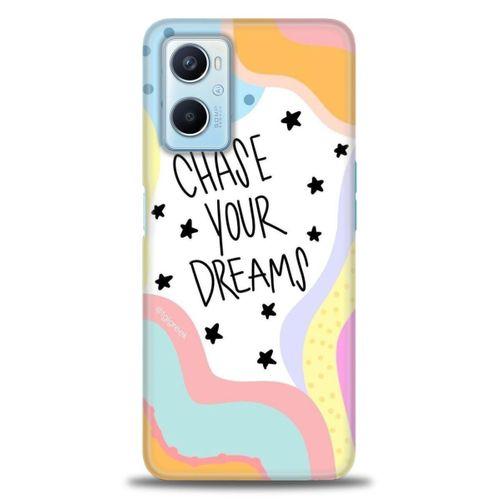 Oppo A96 4G Kılıf HD Baskılı Kılıf - Chase Your Dreams + Tam Ekran Koruyucu